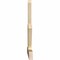 Ekena Millwork Saratoga Rough Sawn Timber Gable Bracket, Douglas Fir, 72"W x 33"H x 2"D x 4"F, 11/12 Pitch GBW072X33X0204SAR00RDF - alternate 2
